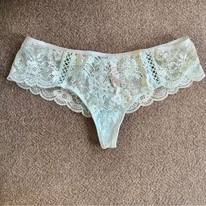 Dream Angels Wide Side Lace Thong Panty "I Do Bridal Collection"